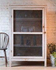 Early 20th Century Pine Shelved Larder Linen Meshed Cupboard (915)