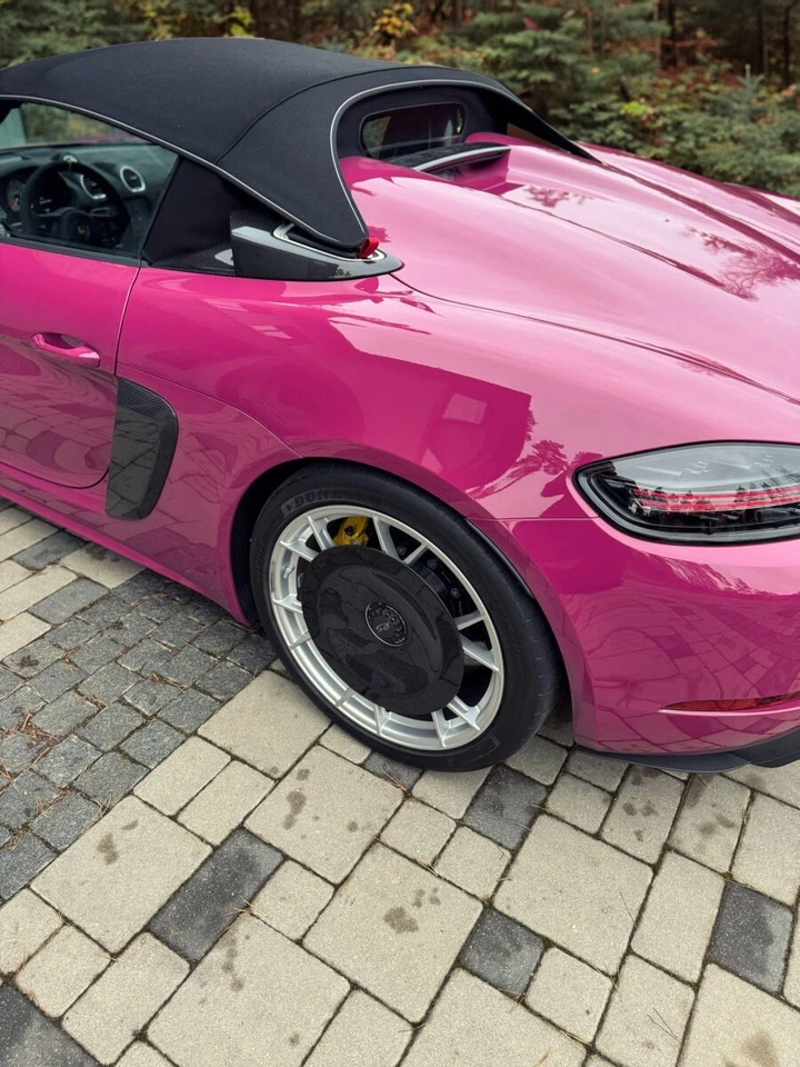 Time Attack Aerodinámico Disco Rueda Trasera Discos Cubiertas Cayman GT4 RS 718 Foto 2 de 4