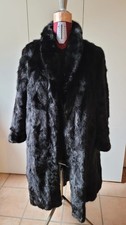 Pelliccia in Visone Nero Vintage molto bella