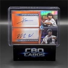 Topps 2025 Bowman Draft Prospect Dual Autograph Chrome Kyson Malachi /25 PDA-WW