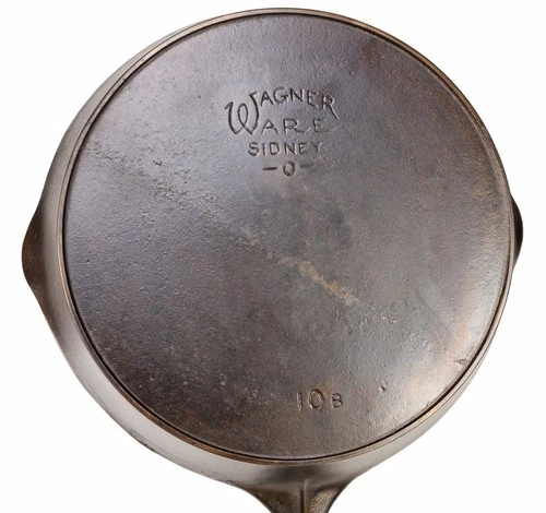 Vintage Wagner  Ware No 10B Cast Iron Skillet Heat Ring Fully Restored Condition