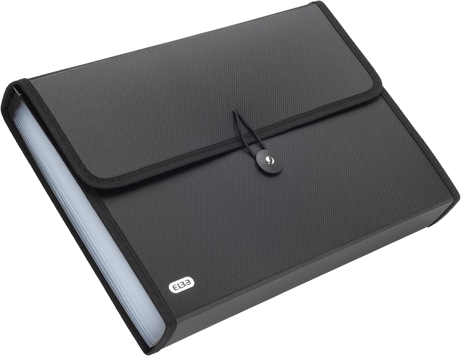 A4 Expanding File Folder, 13 Compartment Document Folder, Black