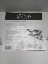 4-Pack Cooks Innovations Black Non-Stick Burner Covers - Easy Clean Gas Range