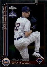 2025 Topps Pro Debut Jonathan Santucci #PDC-150 Chrome St. Lucie Mets 29E