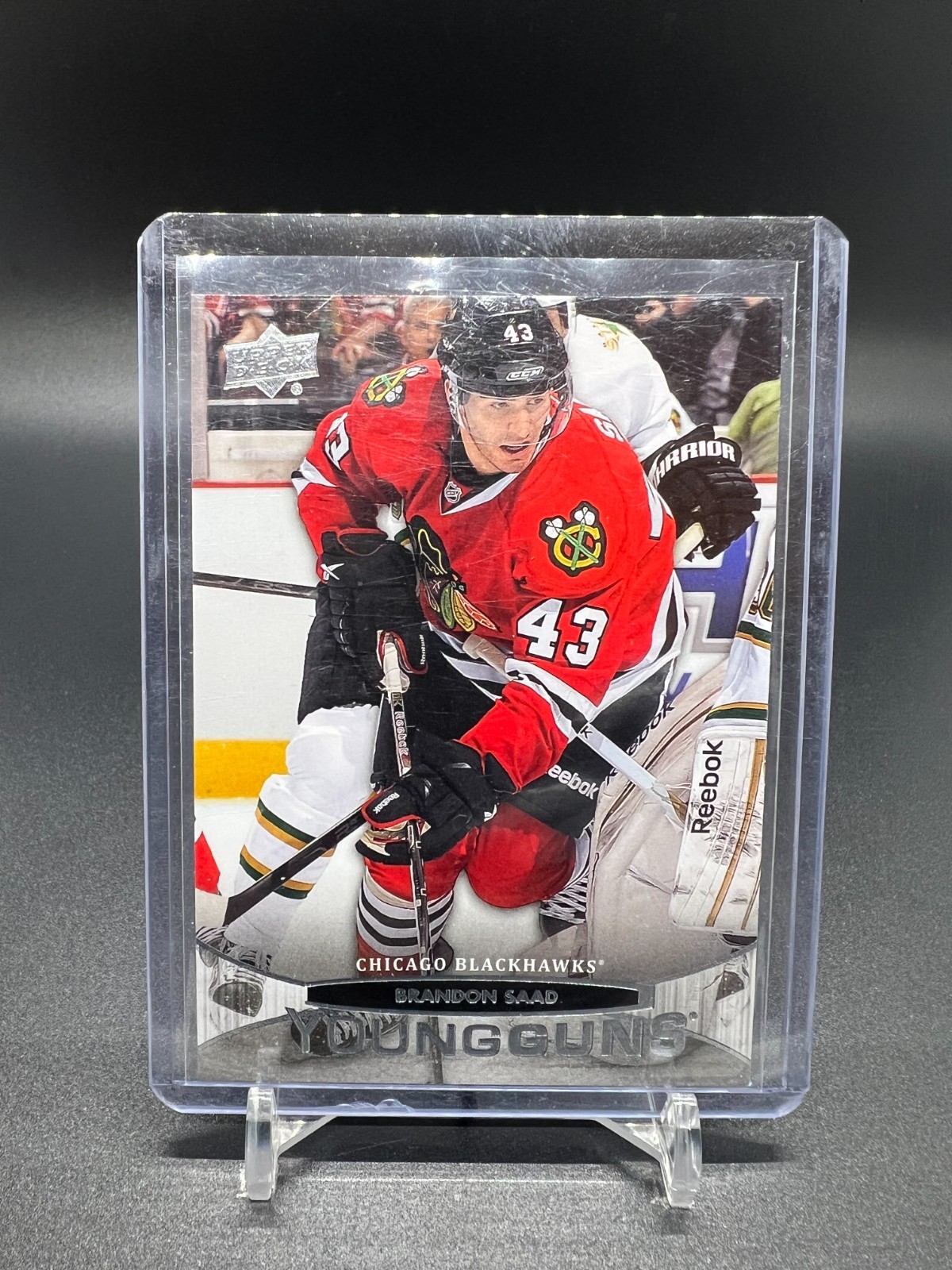 2011-12 Upper Deck #207 Brandon Saad YG RC Young Guns Rookie Chicago Blackhawks