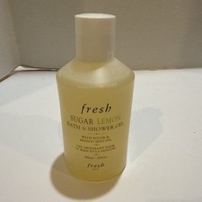 FRESH SUGAR LEMON BATH  SHOWER GEL WITH SUGAR  MONGO SEED OIL 10oz / 300ml