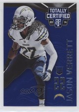 2014 Panini Totally Certified Platinum Blue 3/50 Jason Verrett #144 9hx