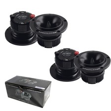 1" 400 Watt 4-Ohm Neodymium Bullet Tweeters Apocalypse 2 Pair Deaf Bonce