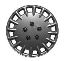 Wheel Trim For Mazda 2 15" Urban X Tornado Silver Finish Hub Cover Set