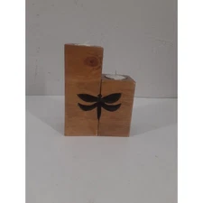 Dragonfly Cut Out Tea Light Candle Holder Rustic Country