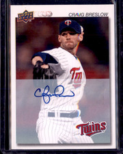 2008 Upper Deck #108  Minnesota Twins Craig Breslow  Auto/ Signed IP