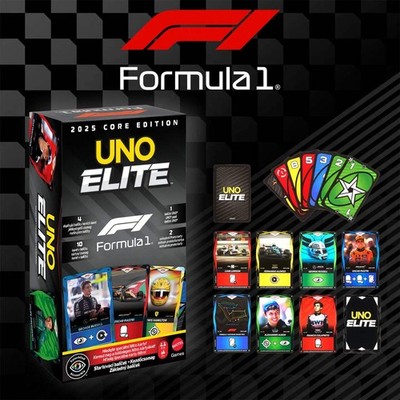 UNO Elite HotWheels F1 Racing Collector's Edition Card Game-Premium Playing Card