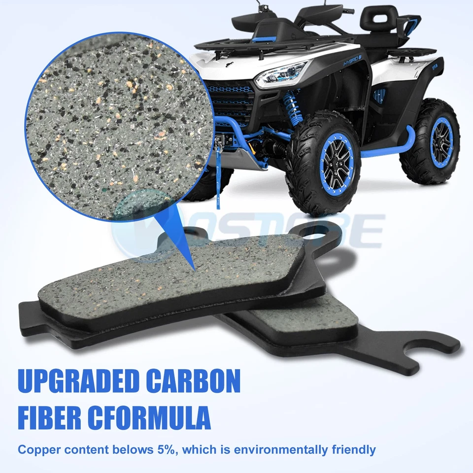 Pastillas de freno delanteras y traseras para Kawasaki Voyager XII ZG1200B 1986-2003 Foto 3 de 4