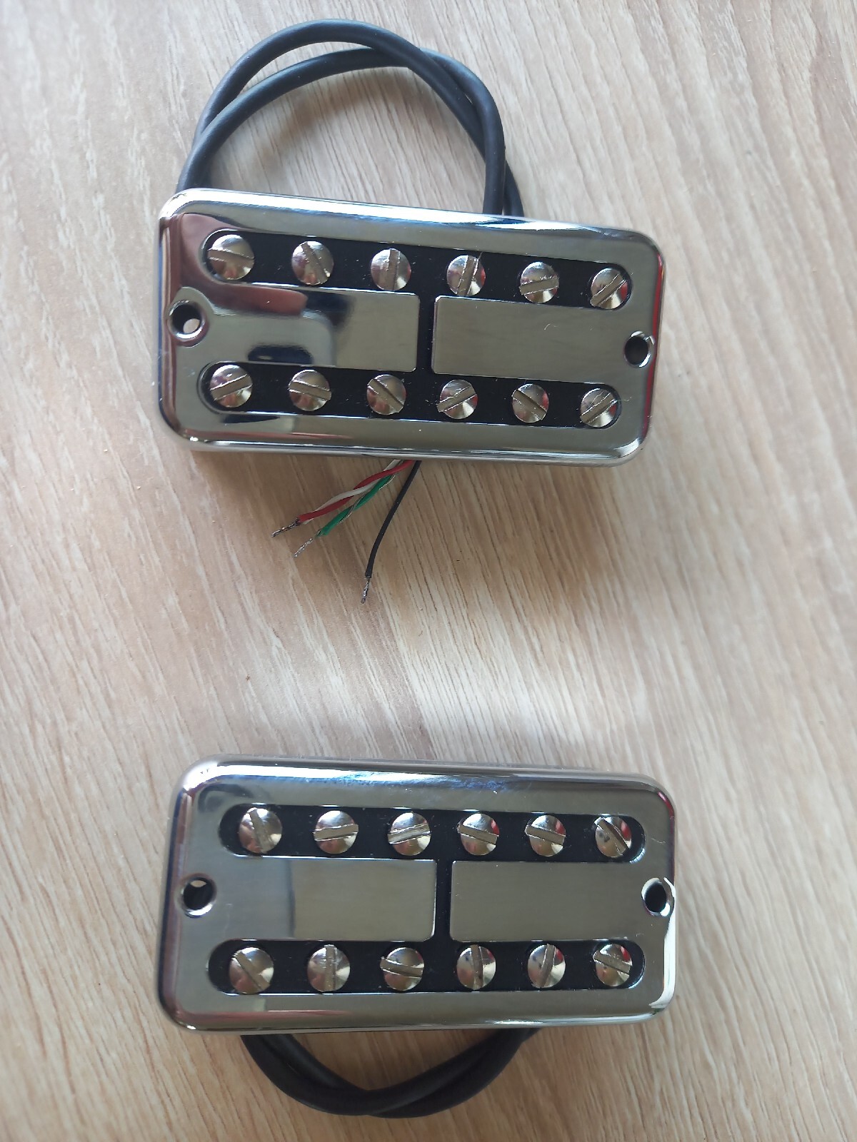 Set de micros boutique Filtertron chrome double bobinage pour guitare electrique