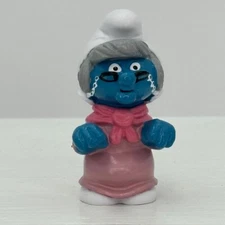 Smurfs 20408 Nanny Smurf Grandma Figurine Schleich Peyo Applause Vtg Figure NEW