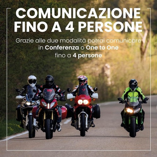 Midland BTR1 Advanced Singolo C1529 Interfono Casco Moto Bluetooth fino a 1.2km - Imagen 3 de 7