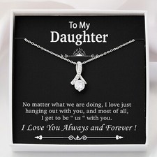 To My Daughter Necklace, Friend forever, Best Friend Necklace, Best Friend Gift