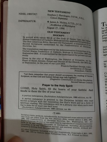 New American Bible Saint Joseph Medium Size Edition, Illustrated, Catholic Book - 第 5/8 張圖片