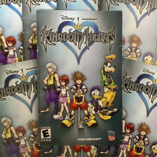 Kingdom Hearts PS2 PlayStation 2 Instruction Manual Only