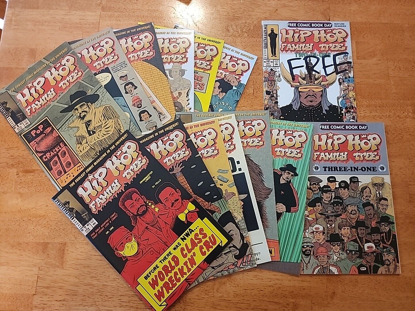 Hip Hop Family Tree Complete Set 1-12 Plus FCBD Ed Piskor Comics Lot
