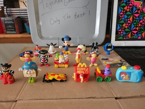 (19) McDonald Happy Meal Toy Train Guys Fast Food Ronald +other Rares Trl8#130 - Afbeelding 1 van 14