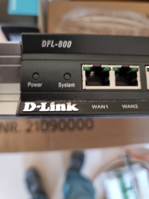 DLINK DFL-800 firewallrouter