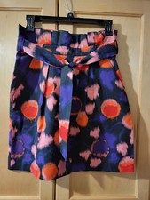 Alice by Temperley Geometric Multi-Colored Pattern Hi Waist Skirt Size 6/UK 10