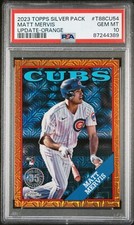 2023 Topps Silver Pack Update Orange /25 Matt Mervis RC PSA 10