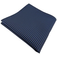 SchöNes Einstecktuch In Blau TüRkis Schwarz Gemustert - Tuch 100% Polyester