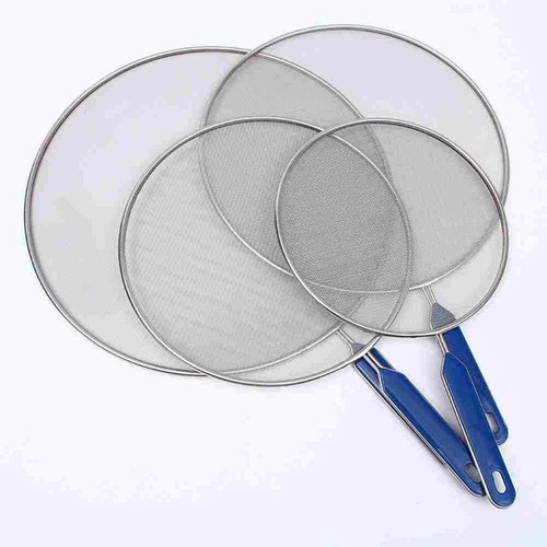4 Sizes Anti Splatter Guard Oil Net Cover Pan New Screen Kitchen Y4Y2- W0J6 - Picture 9 of 16