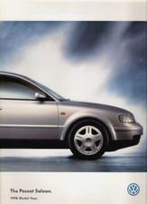 Volkswagen Passat Saloon 1997-98 UK Market Brochure S SE Sport V5 V6 Syncro
