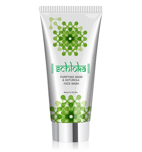 SCHLOKA PURIFYING NEEM & GOTUKOLA FACE WASH 60 ML - Bild 1 von 1
