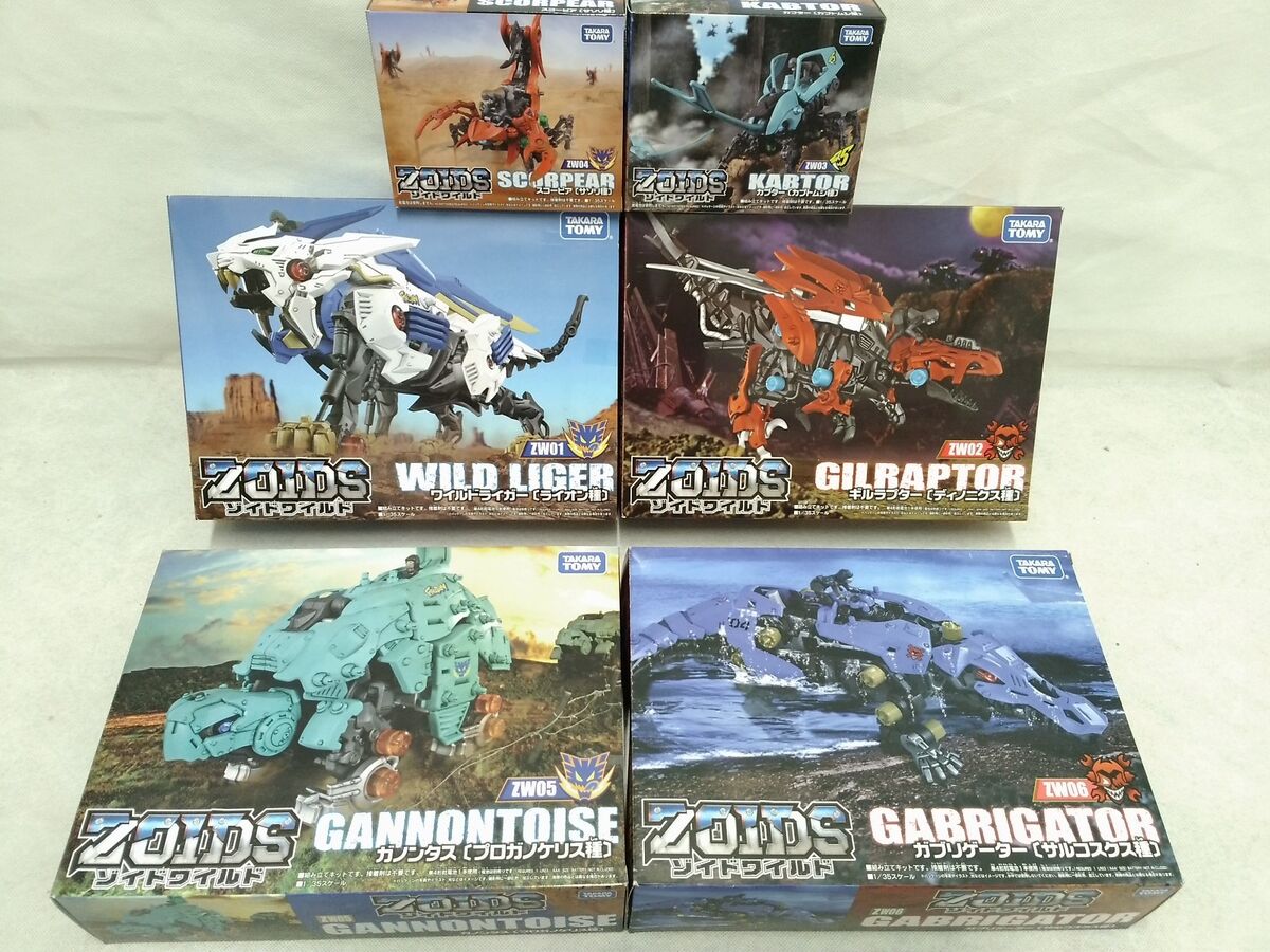 NEW Takara Tomy ZOIDS Zoid Wild ZW 01 02 03 04 05 06 set NEW Takara Tomy ZOIDS Zoid Wild ZW 01 02 03 04 05 06 set