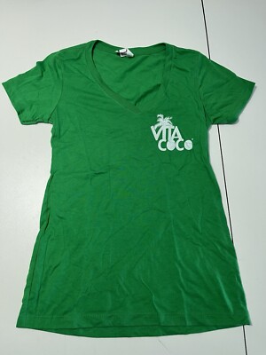 Rare Official VITA COCO coconut water merch XS 100% Cotton