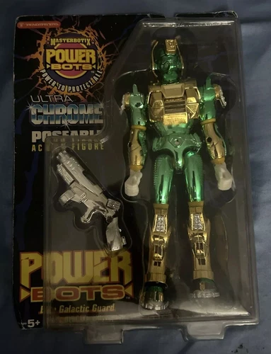 Vintage 1994 Trendmasters Masterbotix POWER BOTS Ultra Chrome 8" Figure