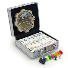 	Double 12 Numeral Pro Size Mexican Train & Chicken Domino Set	