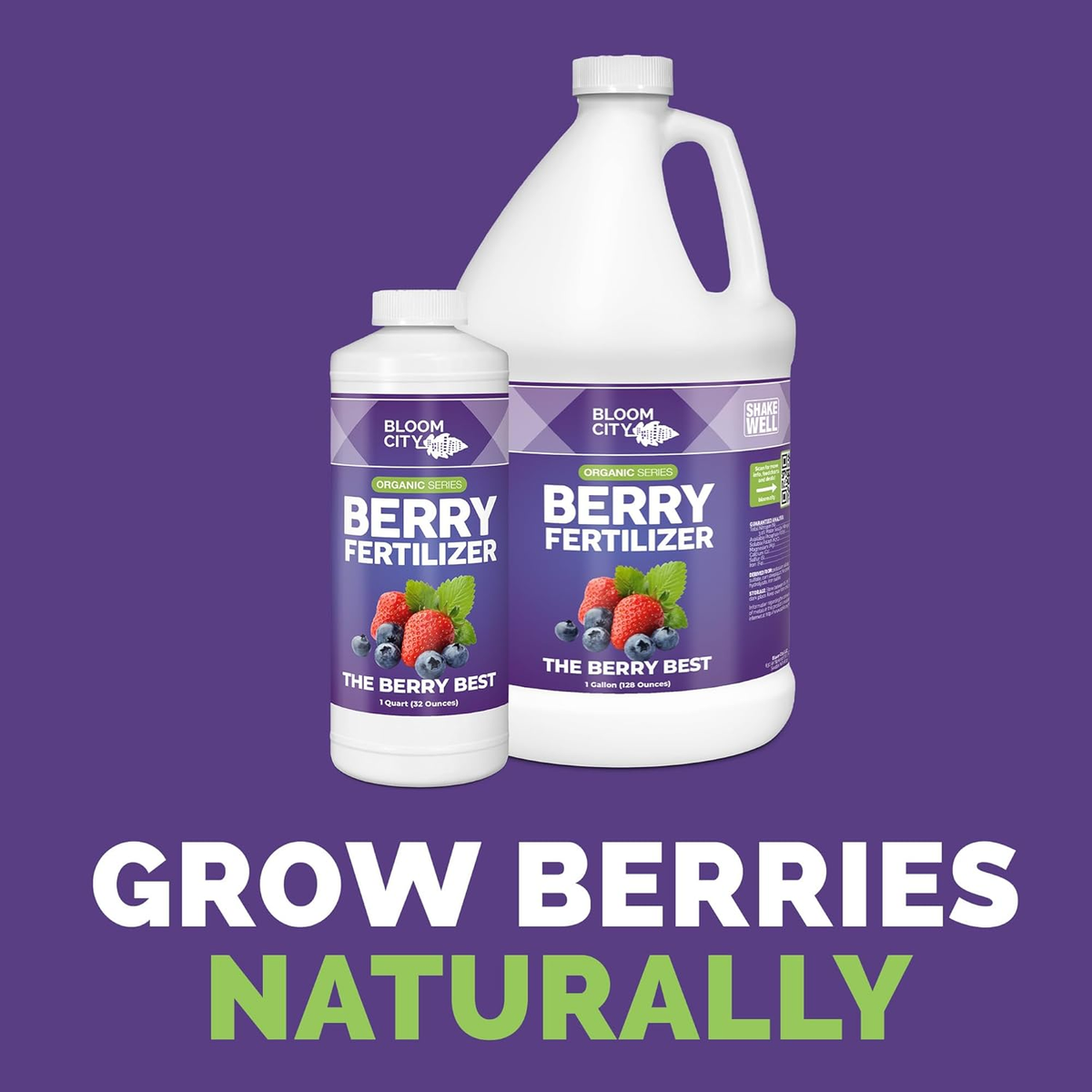 Bloom City Organic Berry Best - Blueberry Fertilizer & Strawberry Fertilizer  | eBay