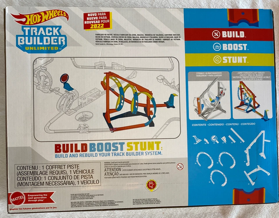 Hot Wheels Track Builder Unlimited Corkscrew Twist Kit Race Track 2022 Car Toy - Image 3 of 3