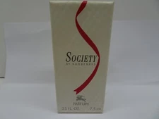 SOCIETY by Burberrys PURE PARFUM 0.25 oz NIB RARE VINTAGE box shopworn