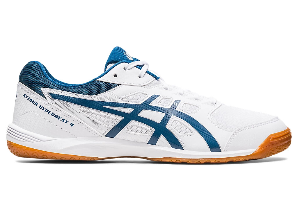 Asics Shoes ATTACK HYPERBEAT 4 White/ Mako Blue 1073A056 100