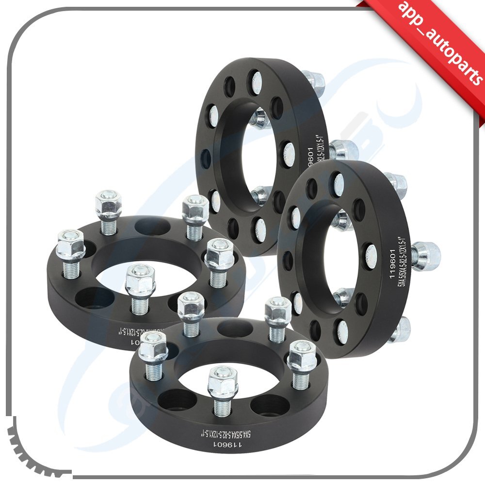4 Pcs 1" 5x4.5 12x1.5 Wheel Spacers For Honda Civic For Toyota Tacoma Acura NSX