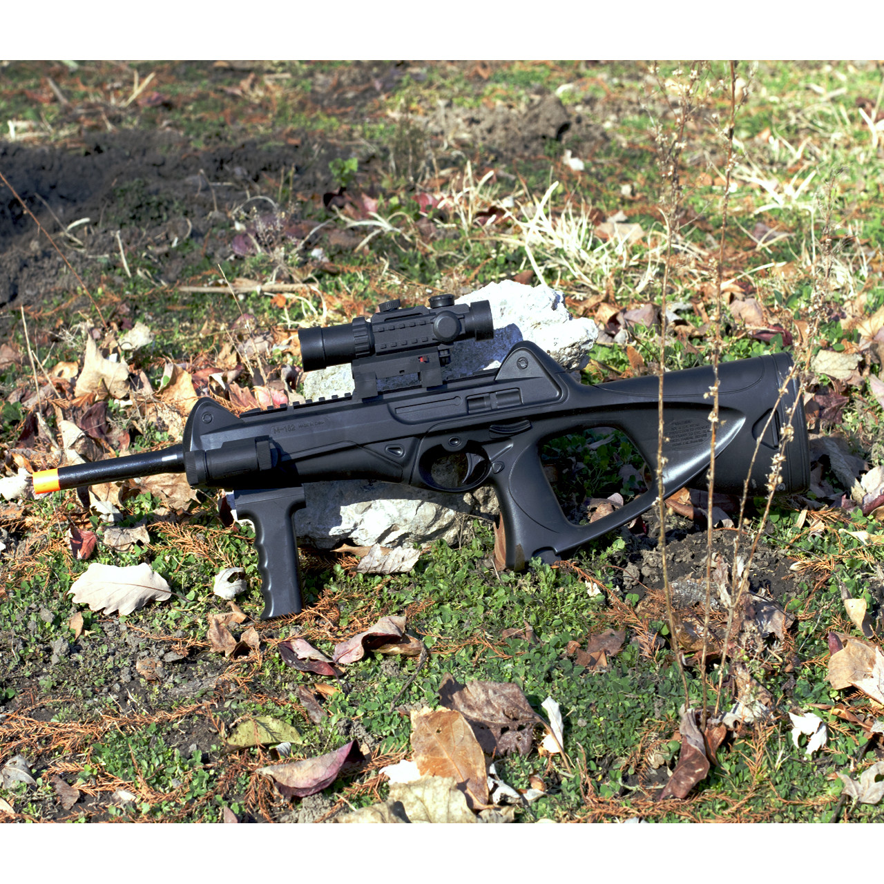 200 FPS UKARMS SPRING AIRSOFT RIFLE GUN w/ SCOPE & LASER SIGHT 6mm BB