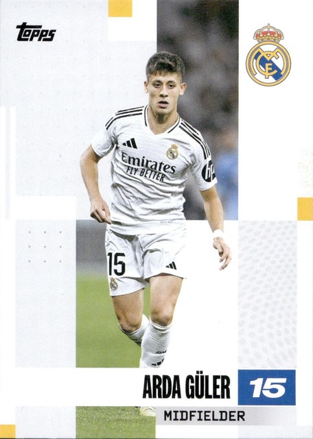 Arda Güler - 2025 Topps Real Madrid Team Set #16