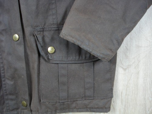 Rydale Jacket Woman UK 16 Waxed Coat Brown Hiking Biker Style Cotton Wool Padded - Picture 5 of 23