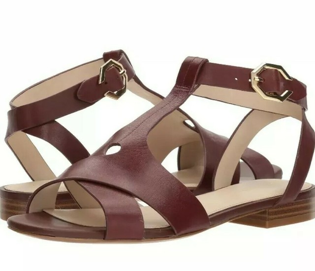 cole haan open toe flats