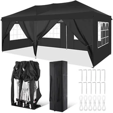 Party Tent Ez Pop Up Outdoor Event Tent.Gazebo with 6 Removable walls 10' x 20'