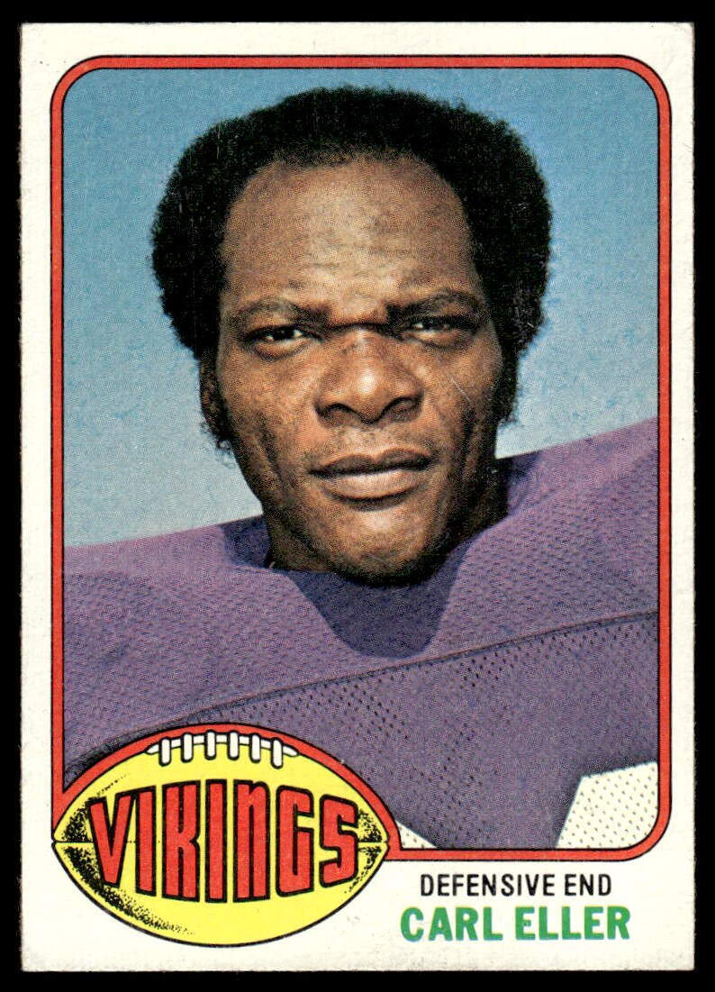 1976 Topps Carl Eller #105 Minnesota Vikings Football Card