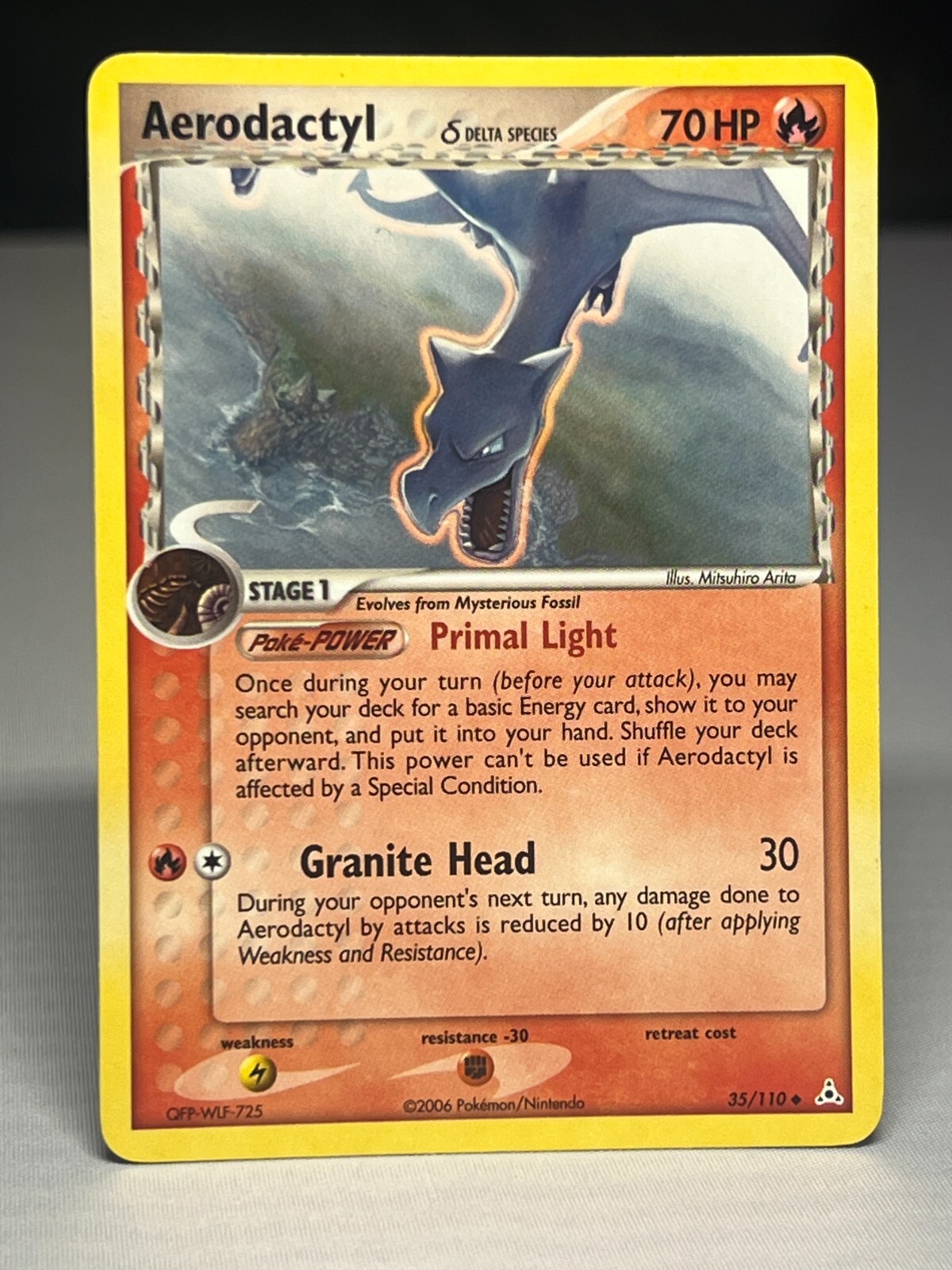 Pokemon Aerodactyl 35/110 ex Holon Phantoms NM-MT See Pictures