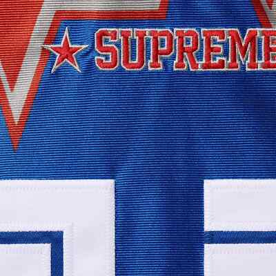 Supreme Stars Football Jersey Black Royal Orange Gold
