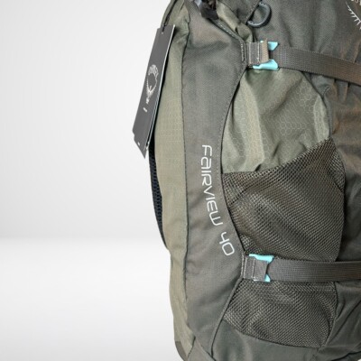 Osprey Packs Fairview 40 Women's Travel Backpack, Misty Grey, Small/Medium 